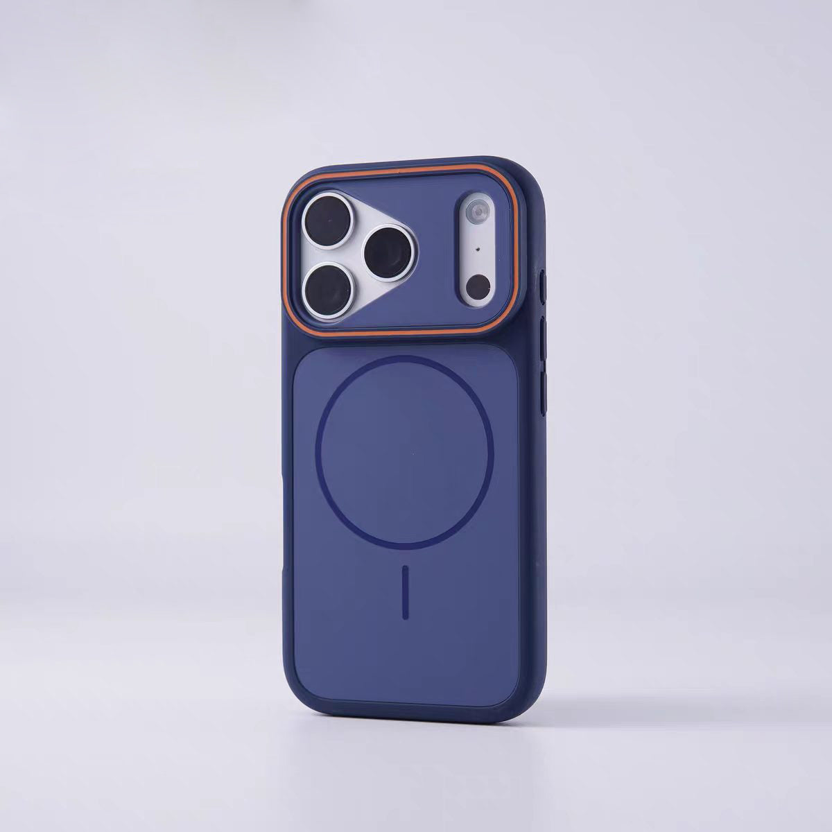Magnetic frosted silicone iPhone case