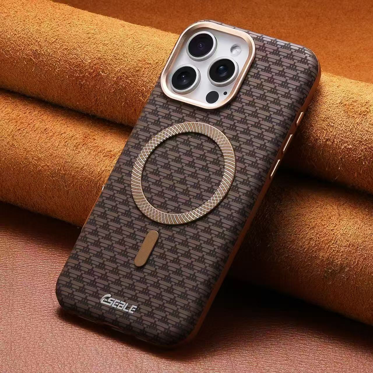 Light luxury leather frosted IPHONE protective case
