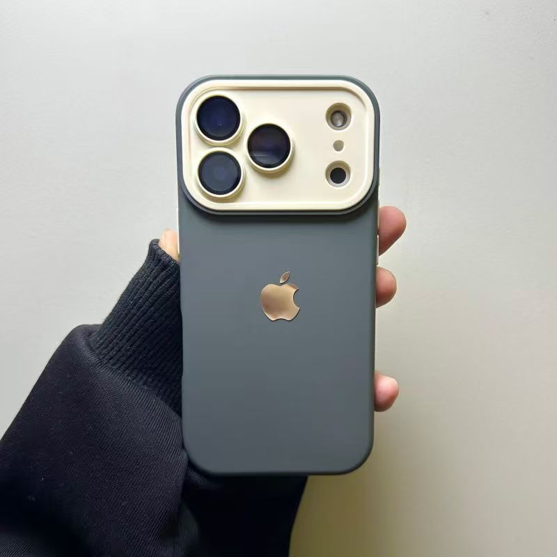 Stylish frosted silicone iPhone case-Emma orange
