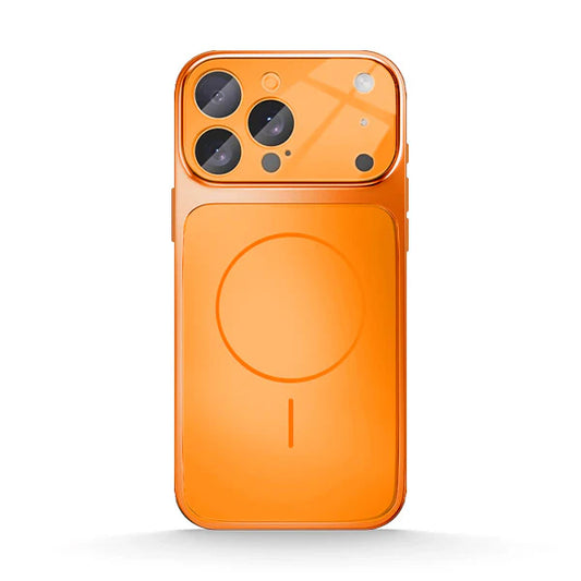 Titanium Orange | iPhone Frosted Glass MagSafe Case