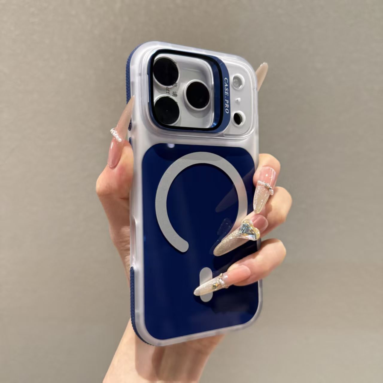 Drop-proof Magnetic Lens Stand iPhone Case