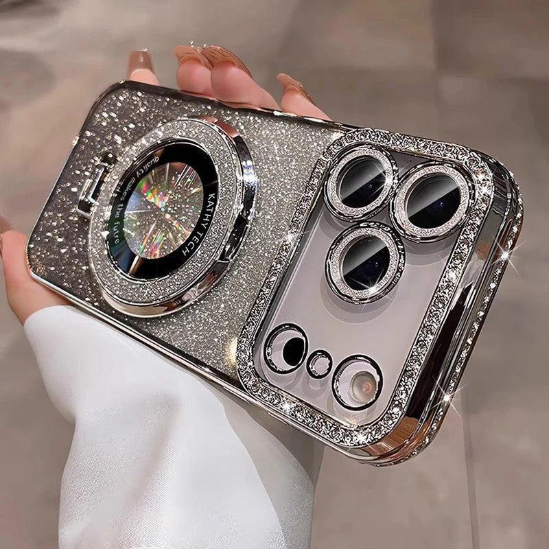 Premium Gradient Glitter Diamond Edge Case for iPhone 17 Series