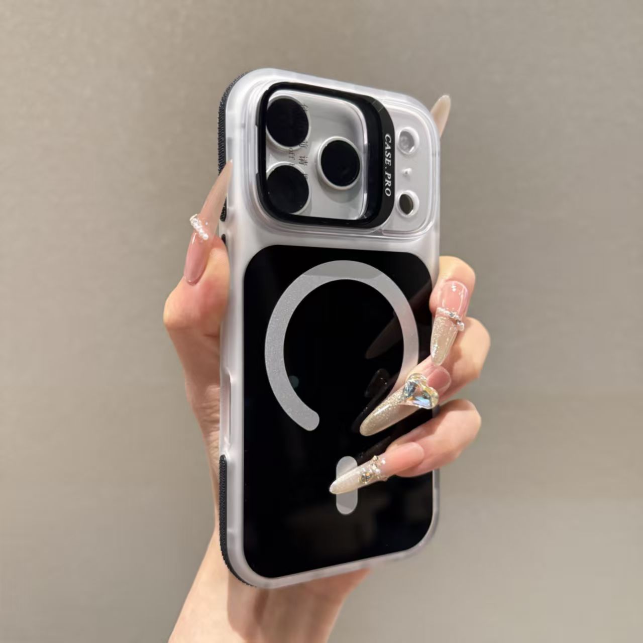 Drop-proof Magnetic Lens Stand iPhone Case