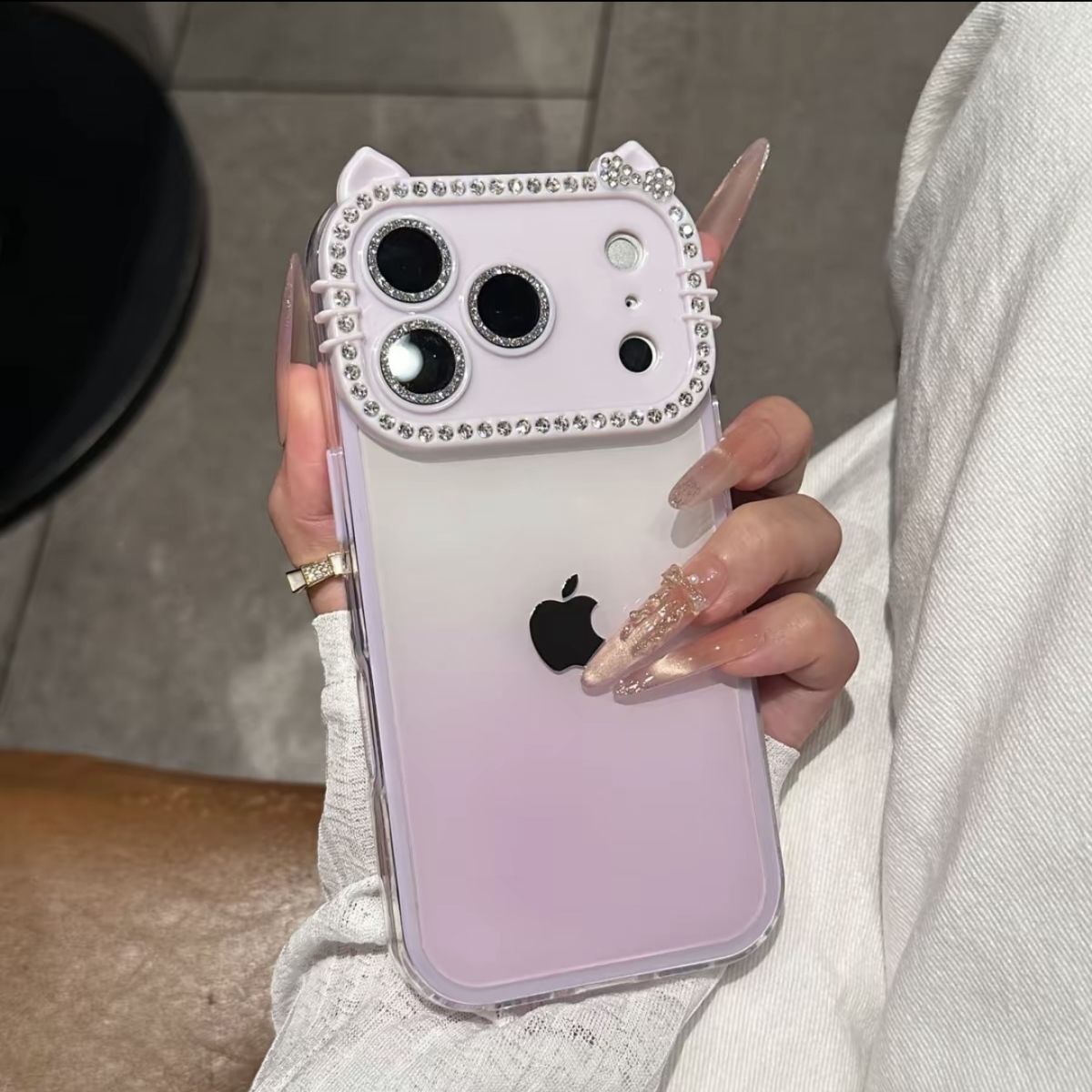 Cat Ear Gradient iPhone Protective Case