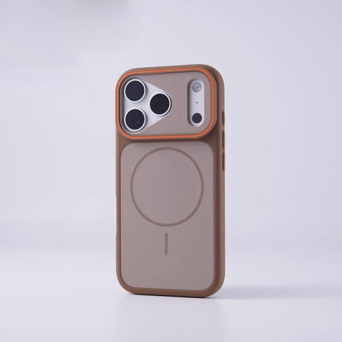 Magnetic frosted silicone iPhone case