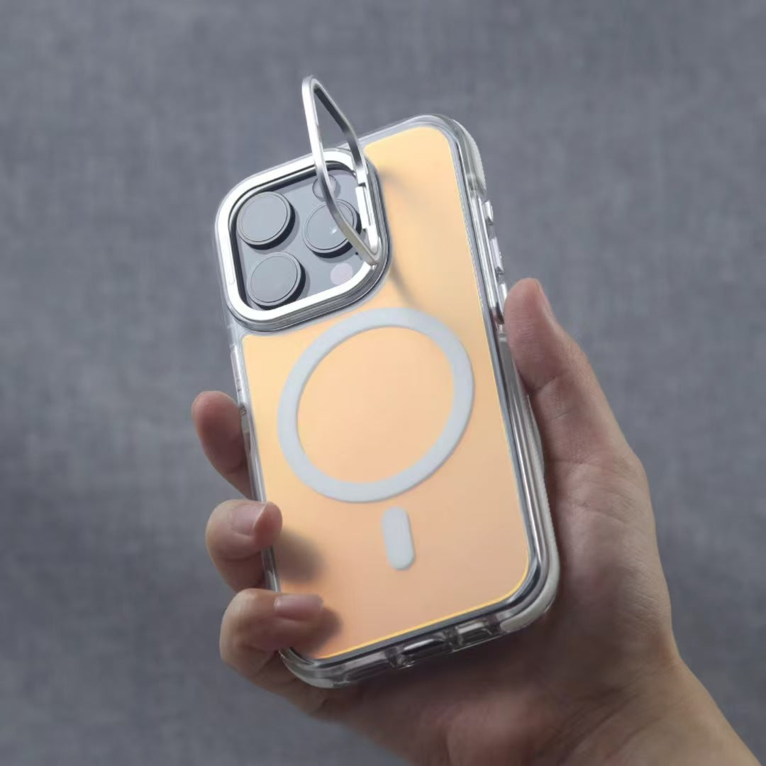 Colorful Radiation Lens Frame Magnetic iPhone Protective Case