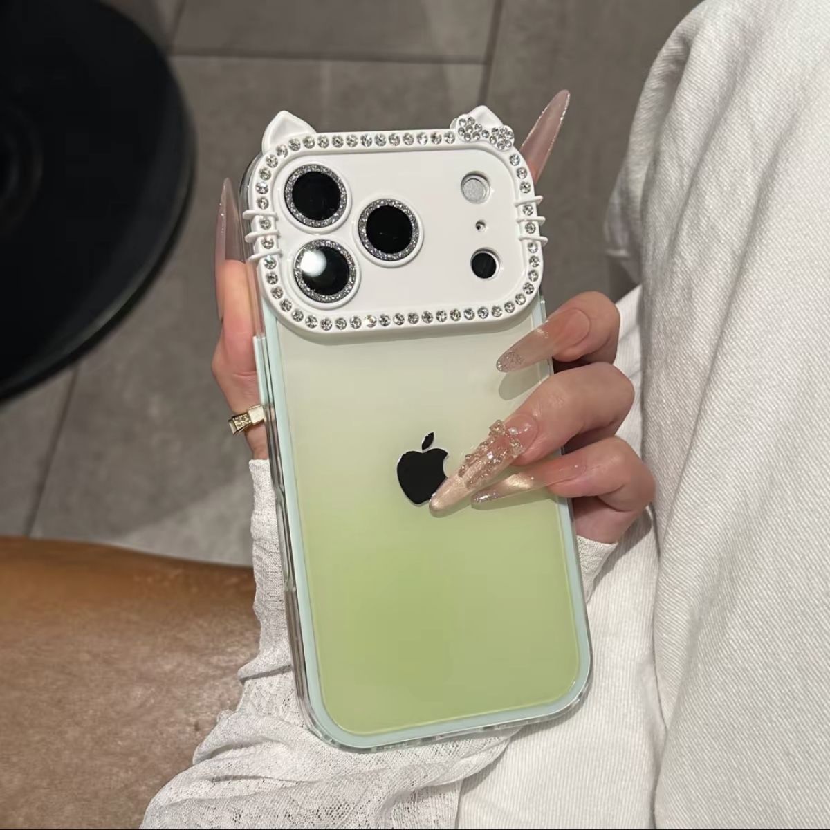 Cat Ear Gradient iPhone Protective Case