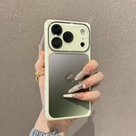 Large window gradient iPhone protective case-Emerald Green