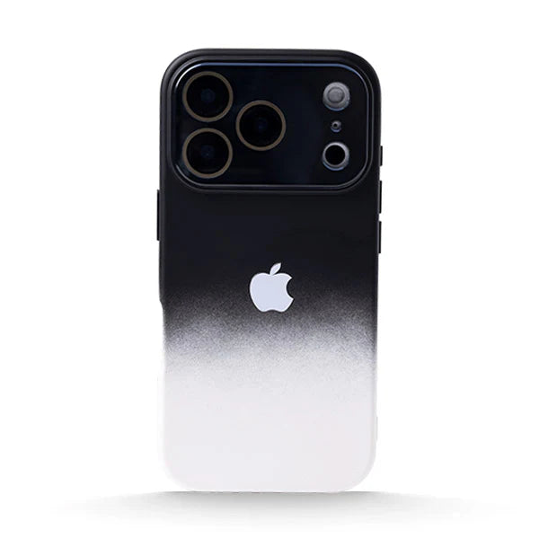 Large-view liquid silicone gradient color IPHOEN protective case