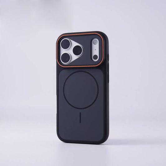 Magnetic frosted silicone iPhone case