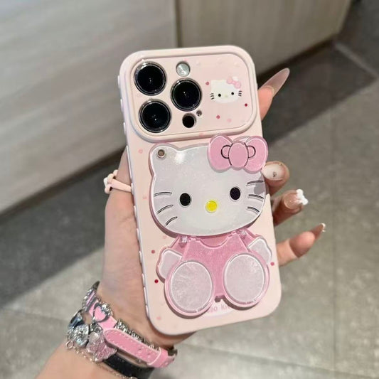 Window makeup mirror stand iPhone case
