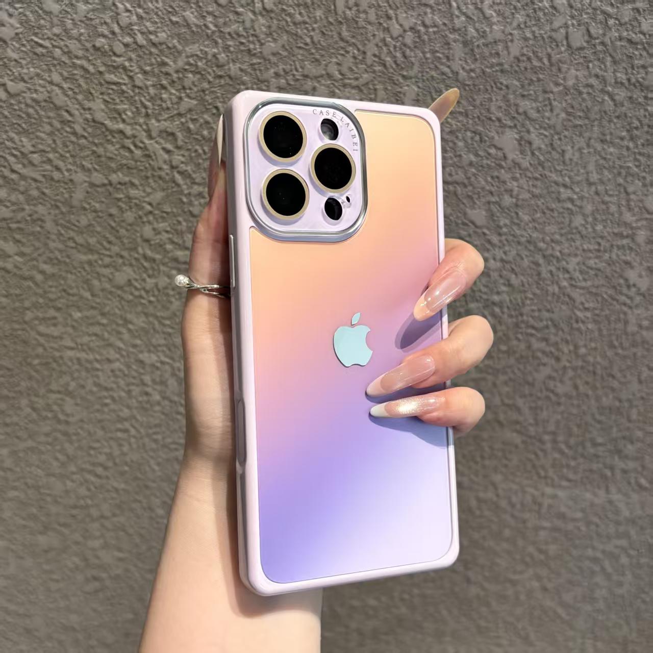 Large-Window Square Gradient iPhone Case