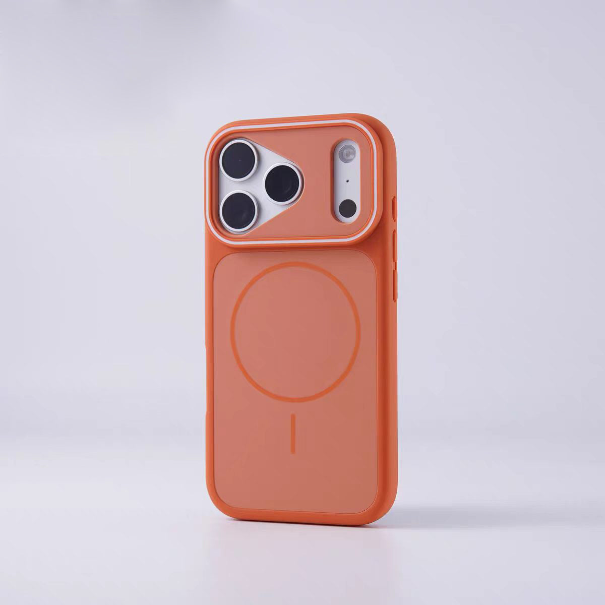 Magnetic frosted silicone iPhone case