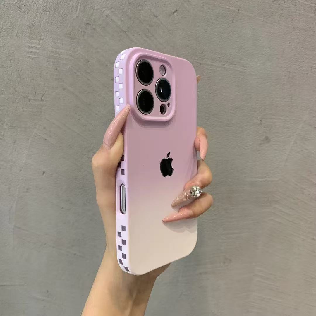 Frosted simple two-tone iPhone protective case（Order now and enjoy 5% discount）
