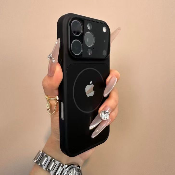 Titanium Orange | iPhone Frosted Glass MagSafe Case