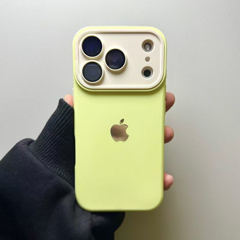 Stylish frosted silicone iPhone case-Emma orange