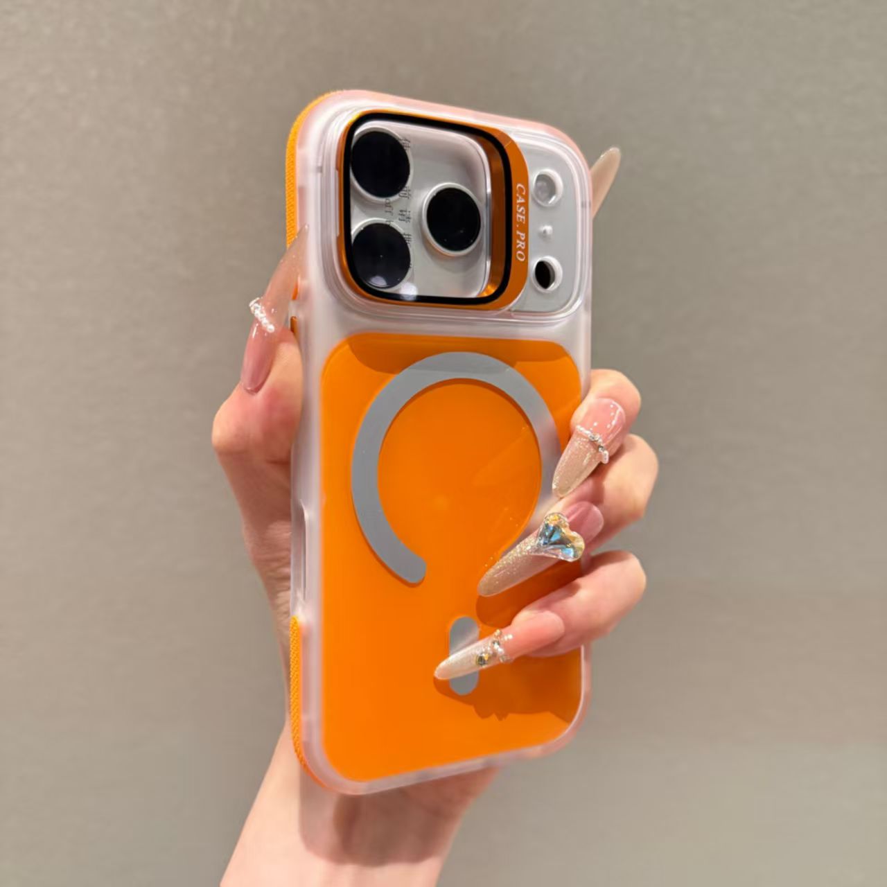 Drop-proof Magnetic Lens Stand iPhone Case
