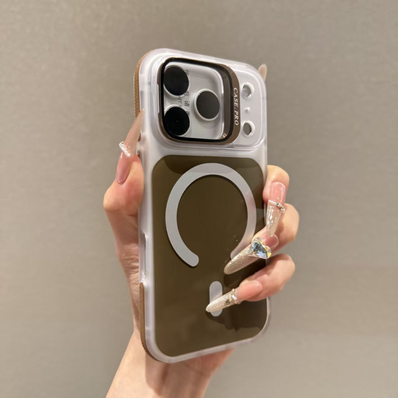 Drop-proof Magnetic Lens Stand iPhone Case