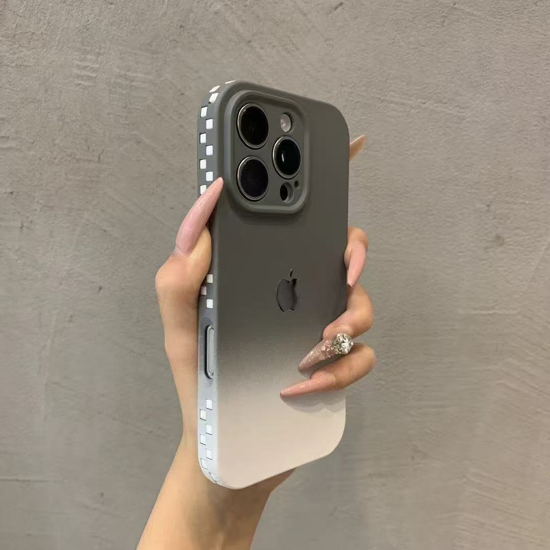 Frosted simple two-tone iPhone protective case（Order now and enjoy 5% discount）