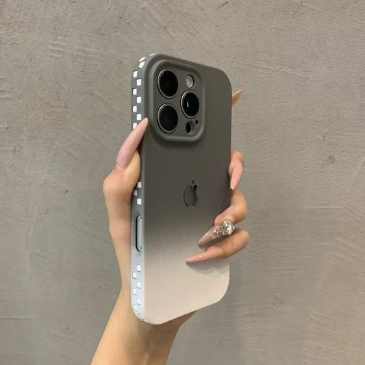 Frosted simple two-tone iPhone protective case（Order now and enjoy 5% discount）