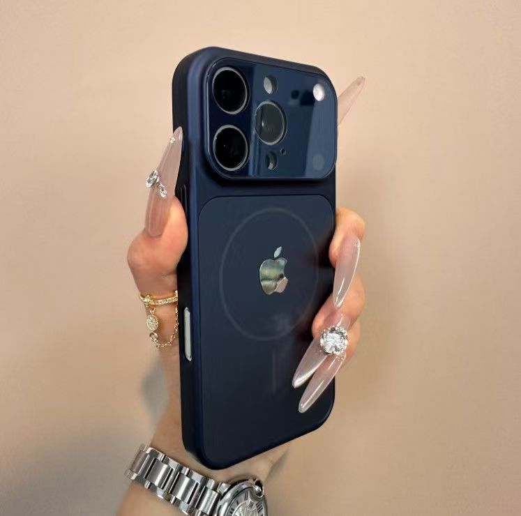 Titanium Orange | iPhone Frosted Glass MagSafe Case