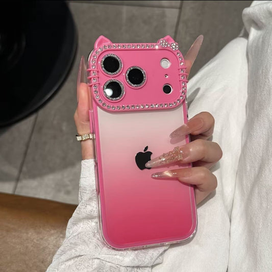 Cat Ear Gradient iPhone Protective Case