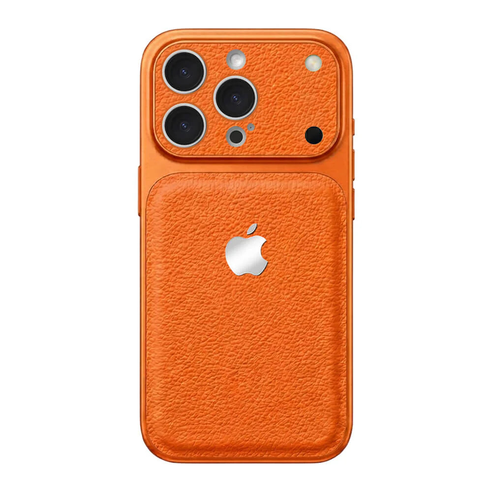 Double Leather Large Window Phone Case