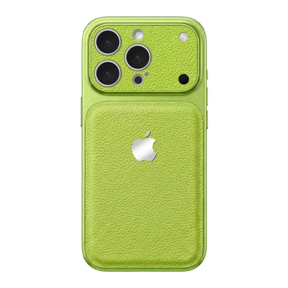 Double Leather Large Window Phone Case