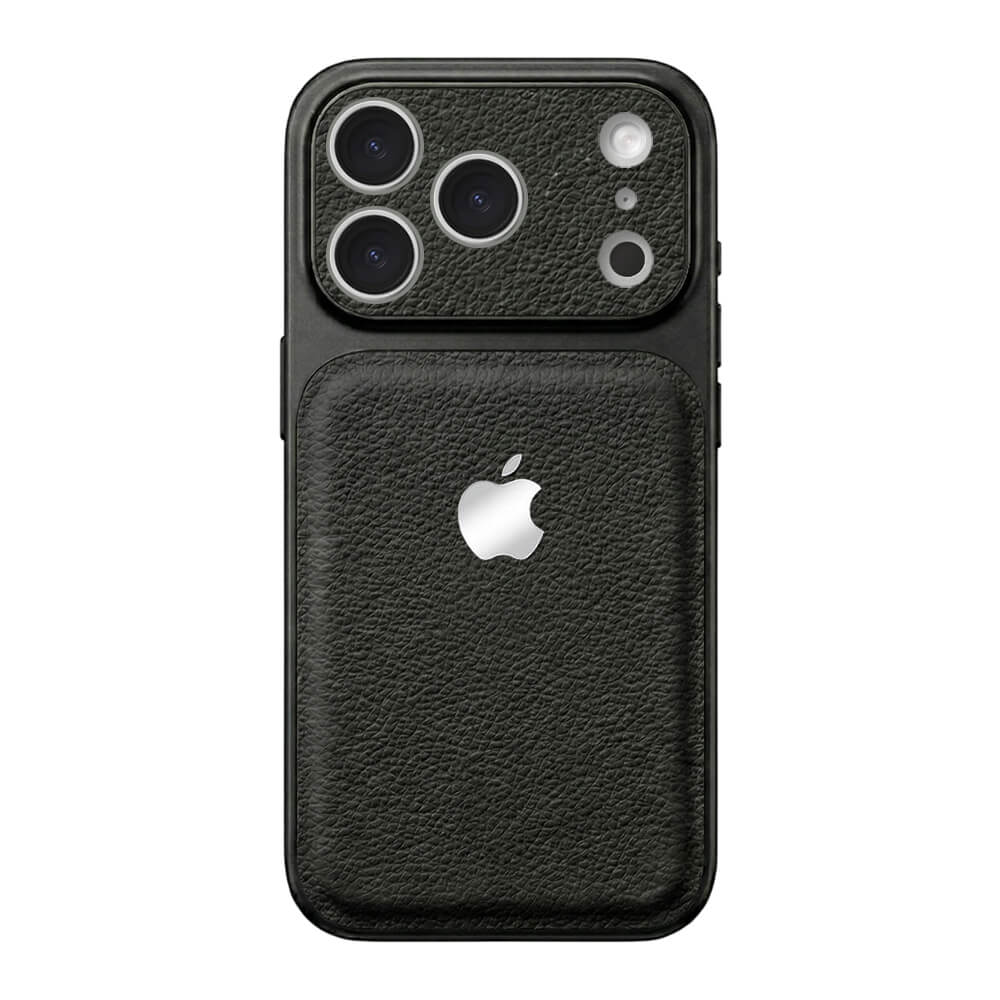 Double Leather Large Window Phone Case