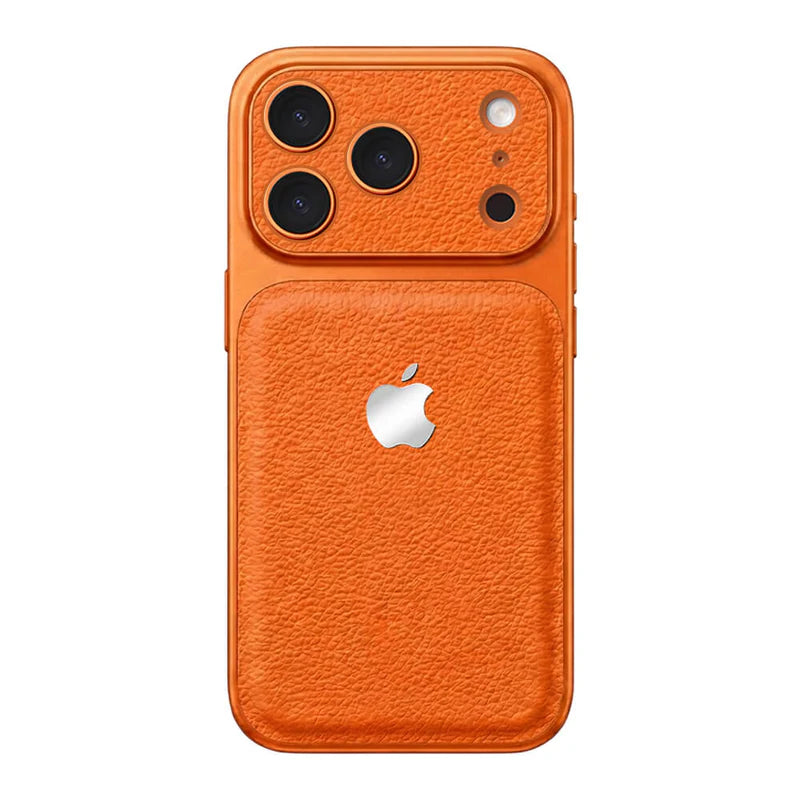 Double Leather Large Window Phone Case