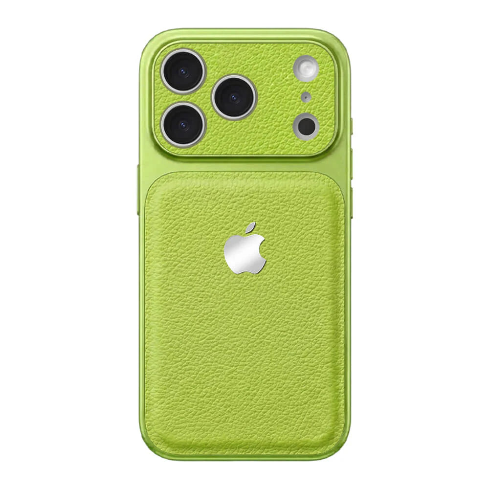 Double Leather Large Window Phone Case