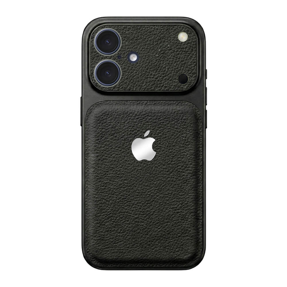 Double Leather Large Window Phone Case