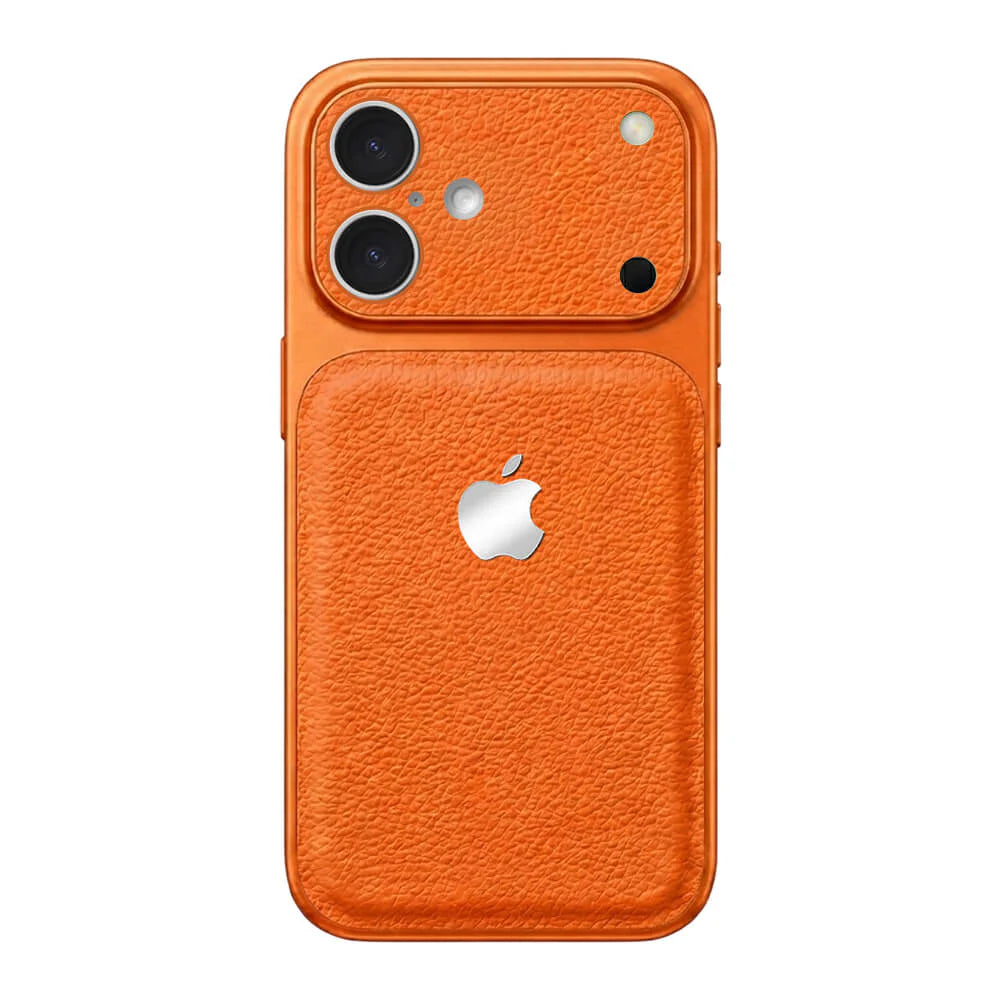 Double Leather Large Window Phone Case