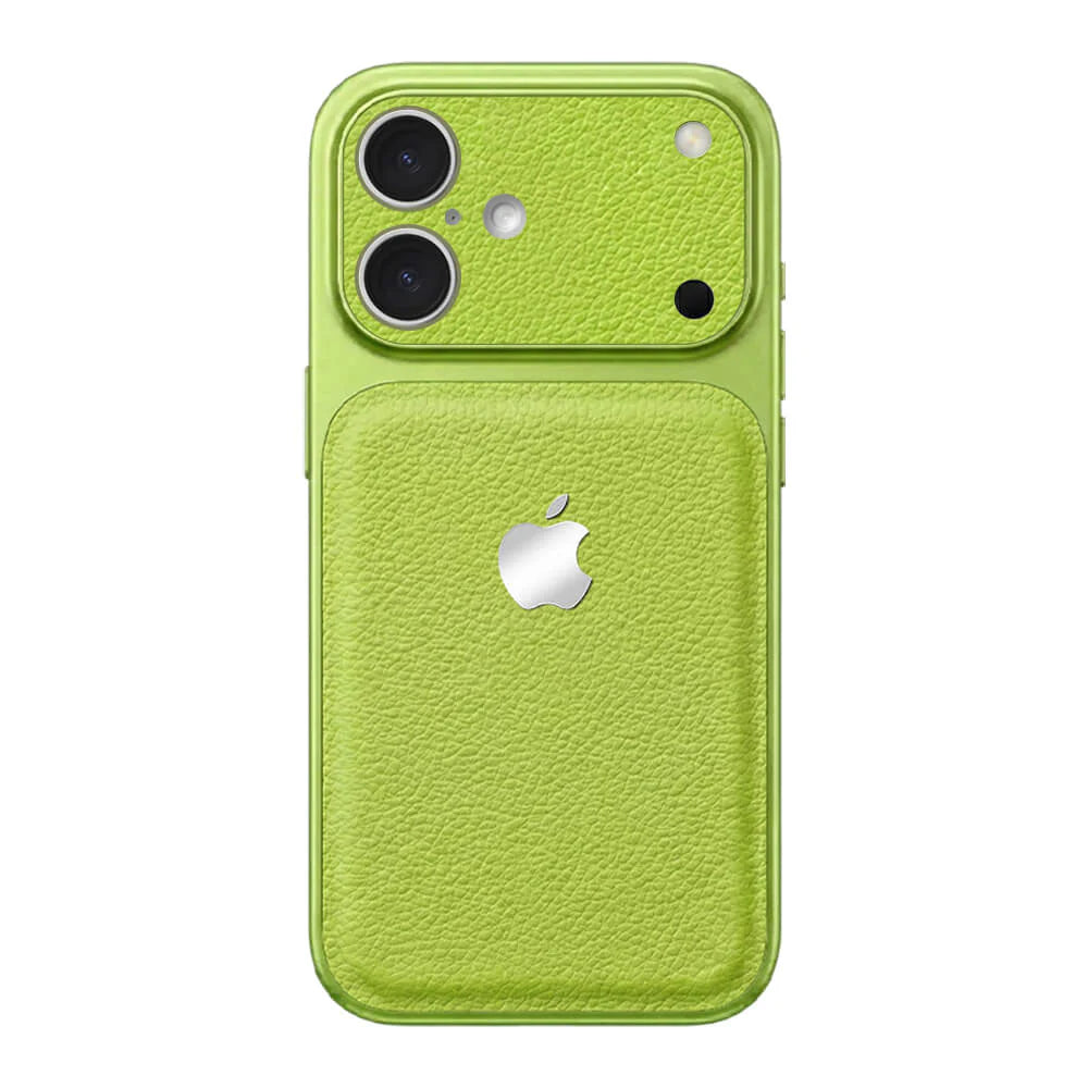 Double Leather Large Window Phone Case