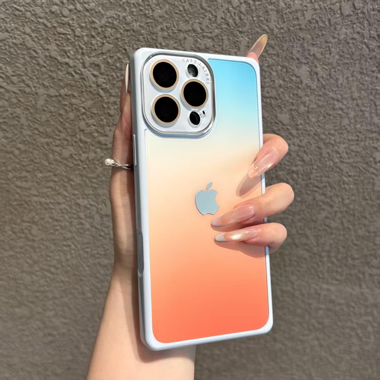 Large-Window Square Gradient iPhone Case