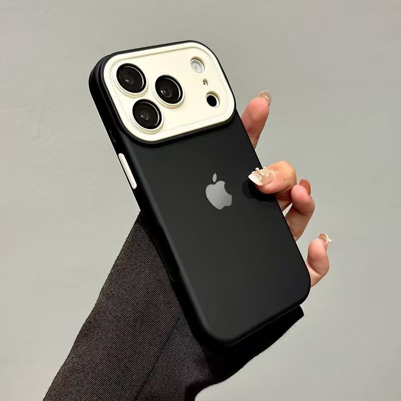 Stylish frosted silicone iPhone case-Emma orange