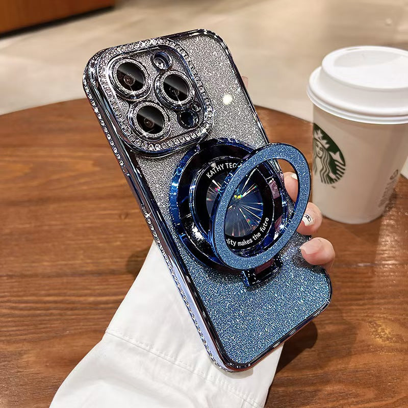 Premium Gradient Glitter Diamond Edge Case for iPhone 17 Series