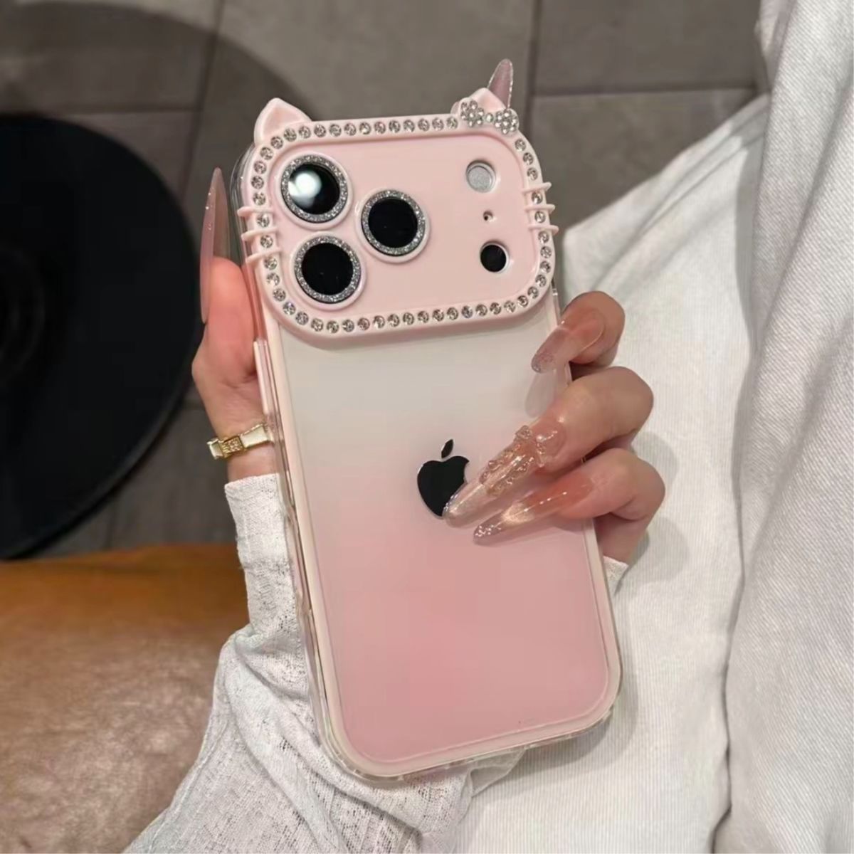 Cat Ear Gradient iPhone Protective Case
