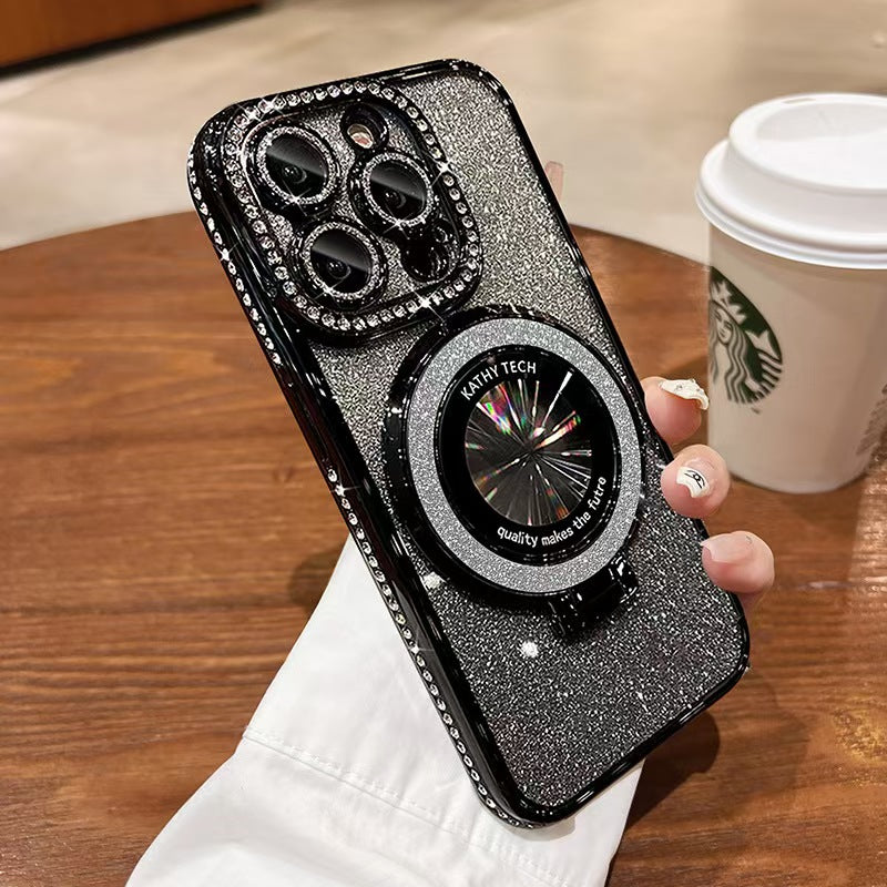 Premium Gradient Glitter Diamond Edge Case for iPhone 17 Series