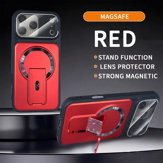 Magnetic lens holder for iPhone protective case