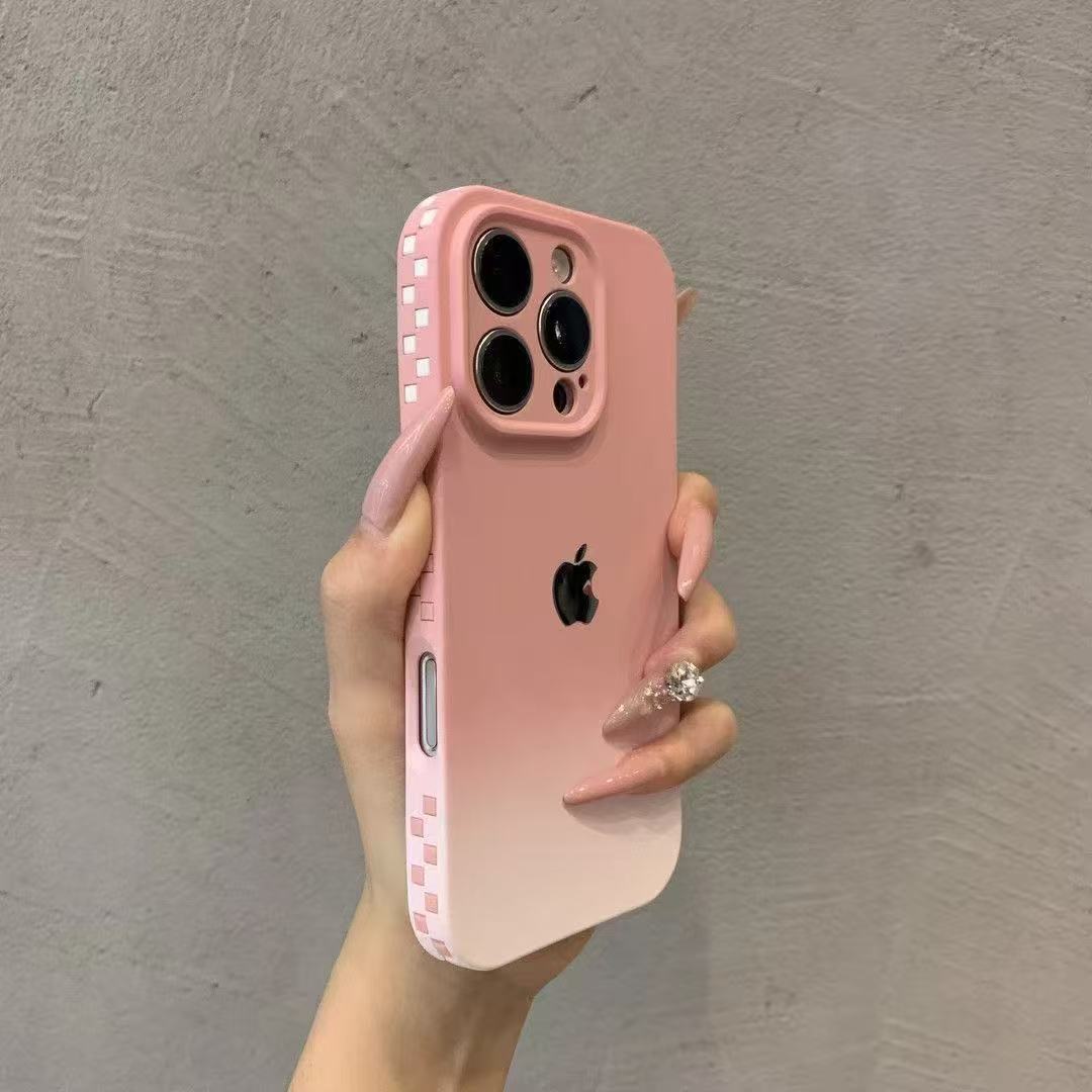 Frosted simple two-tone iPhone protective case（Order now and enjoy 5% discount）