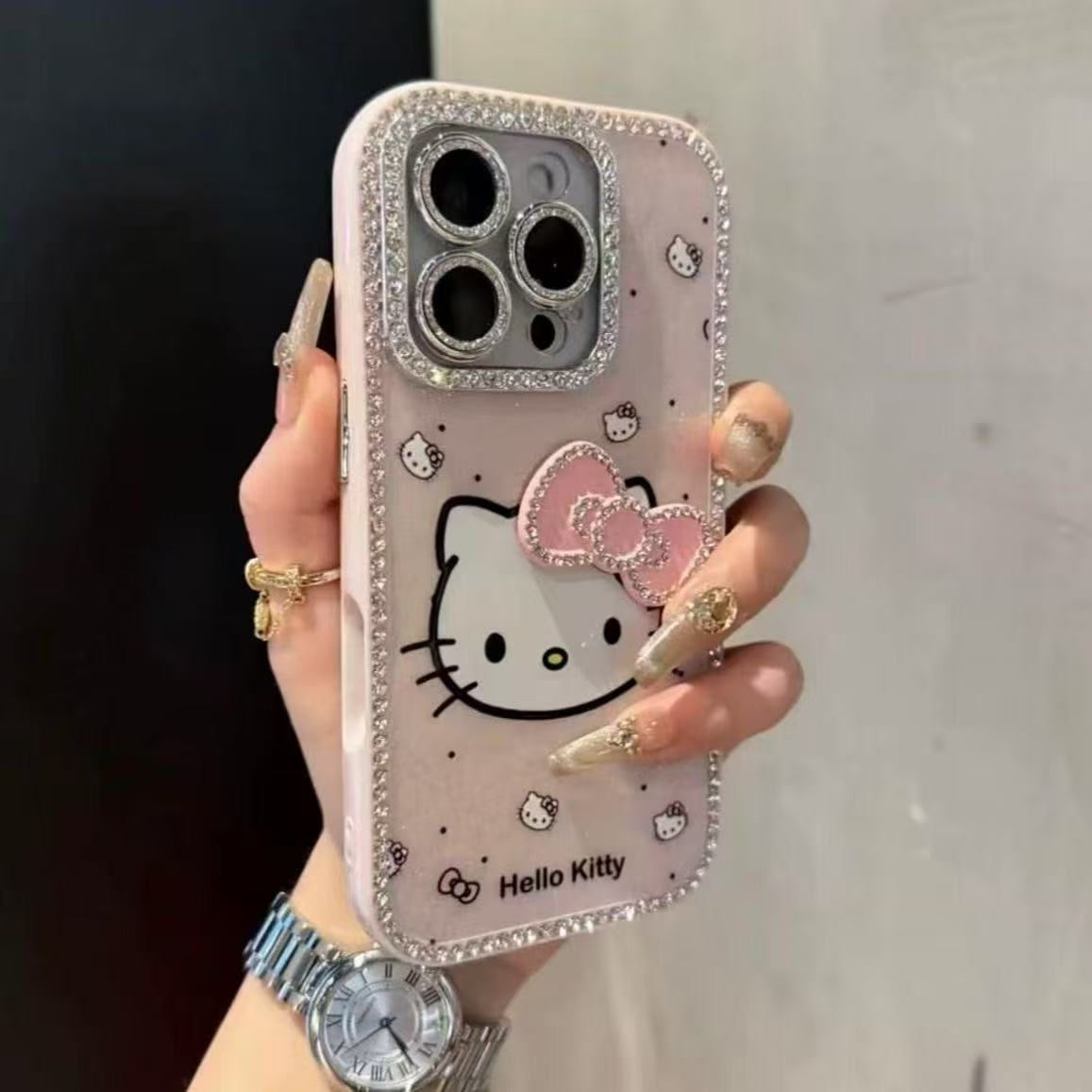 Diamond Bow Hello Kitty Series iPhone Case
