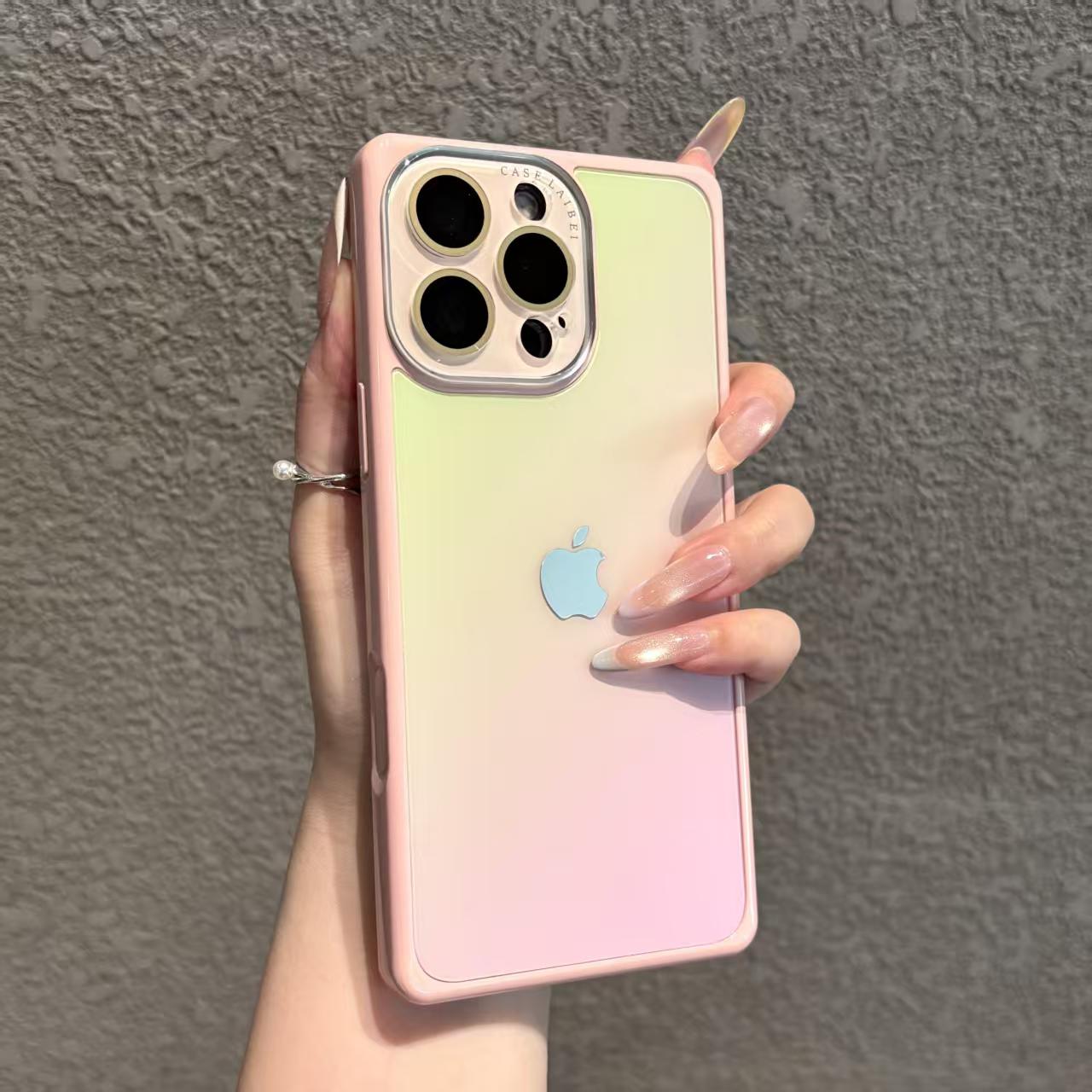 Large-Window Square Gradient iPhone Case