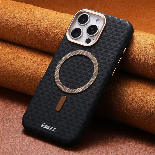 Light luxury leather frosted IPHONE protective case