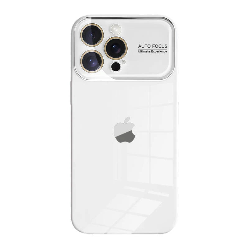 Large window electroplated lens protective film IPHONE protective case
