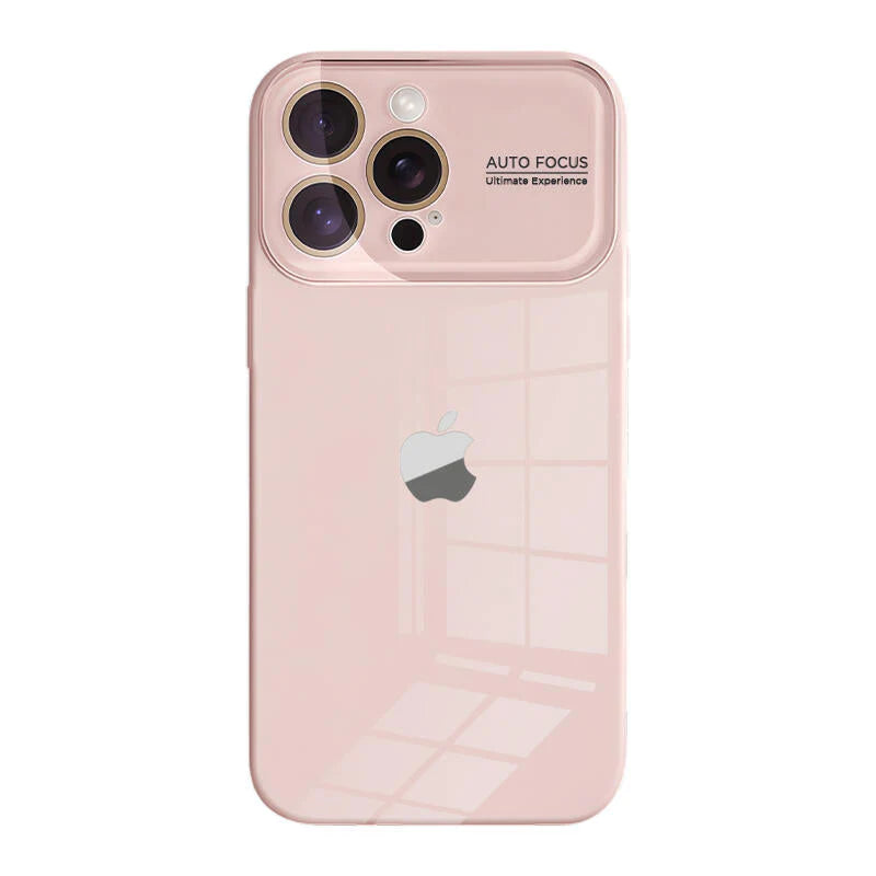 Large window electroplated lens protective film IPHONE protective case
