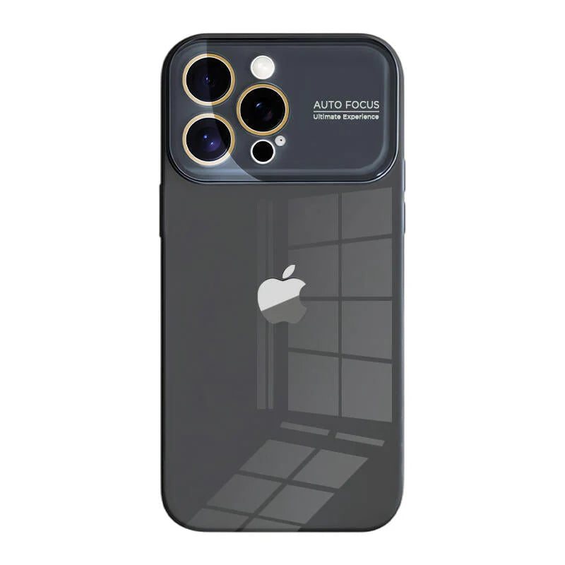 Large window electroplated lens protective film IPHONE protective case
