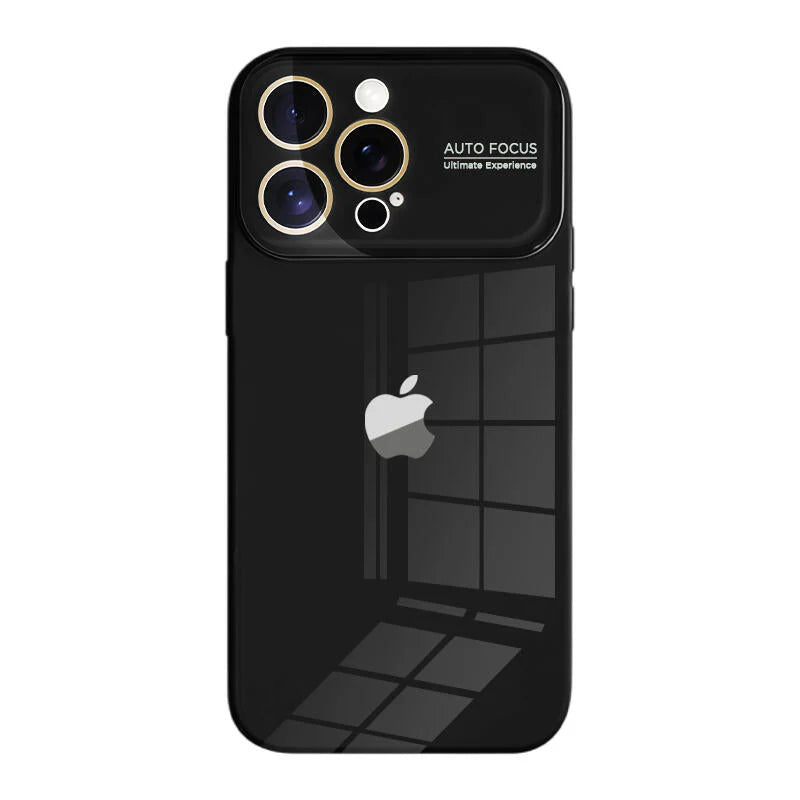 Large window electroplated lens protective film IPHONE protective case